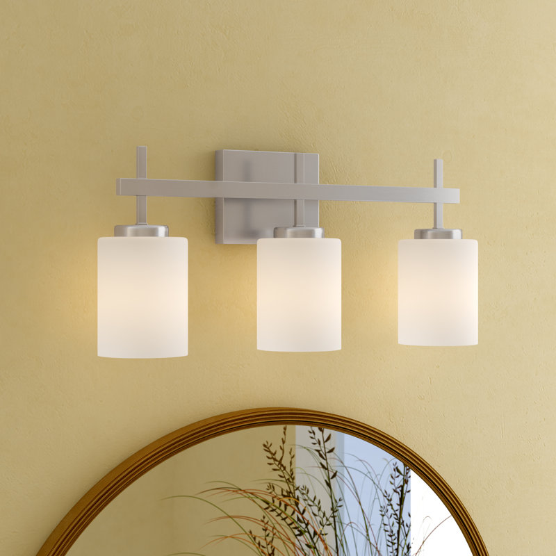 Three Posts™ Nalani 3Light Dimmable LED Vanity Light & Reviews Wayfair